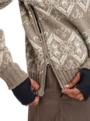 Dale Of Norway W ROSET FEM. WP SWEATER Mountainstone Offwhite XL - PeakStyle