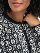 Dale Of Norway W SINGSAKER FEM JACKET Zwart Offwhite XXL - PeakStyle