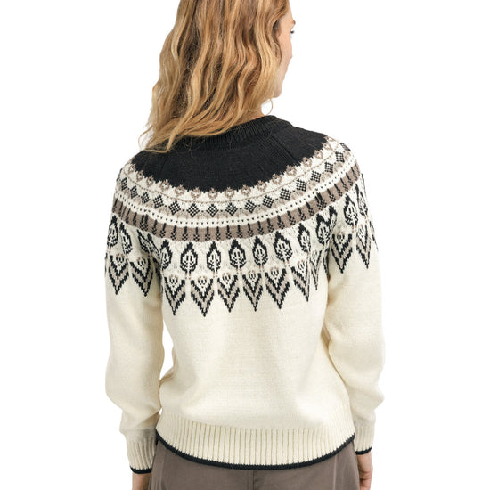 Dale Of Norway W SULA FEM SWEATER Blanco roto Café Arena XL - PeakStyle