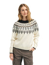 Dale Of Norway W SULA FEM SWEATER Blanco roto Café Arena XL - PeakStyle