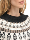 Dale Of Norway W SULA FEM SWEATER Blanco roto Café Arena XL - PeakStyle