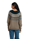 Dale Of Norway W SULA FEM SWEATER Verde pino Azul hielo Piedra de montaña XL - PeakStyle