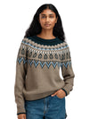 Dale Of Norway W SULA FEM SWEATER Verde pino Azul hielo Piedra de montaña XL - PeakStyle