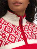 Dale Of Norway W TEAM NORWAY CORTINA FEM SWEATER Framboos Offwhite XXL - PeakStyle