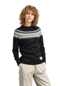 Dale Of Norway W VÅGSØY FEMININE SWEATER Zwart Offwhite XL - PeakStyle