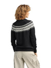 Dale Of Norway W VÅGSØY FEMININE SWEATER Noir Blanc cassé XL - PeakStyle