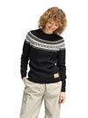 Dale Of Norway W VÅGSØY FEMININE SWEATER Noir Blanc cassé XL - PeakStyle