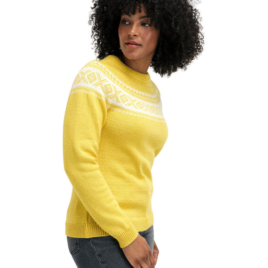 Dale Of Norway W VÅGSØY FEMININE SWEATER Sweethoney Offwhite XL - PeakStyle