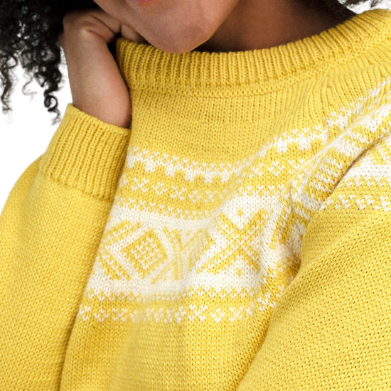 Dale Of Norway W VÅGSØY FEMININE SWEATER Sweethoney Offwhite XL - PeakStyle