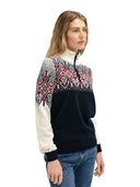 Dale Of Norway MAGLIONE WINTERLAND FEM Navy Offwhite Raspberry S - PeakStyle