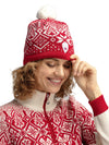 Dale Of Norway WINTERLAND HAT Raspberry Offwhite Redrose Talla única - PeakStyle