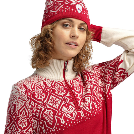 Dale Of Norway WINTERLAND HAT Raspberry Offwhite Redrose Talla única - PeakStyle