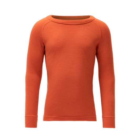 Devold DUO ACTIVE 205 Kinder Merino Langarmshirt – BRICK – Hersteller-Packshot