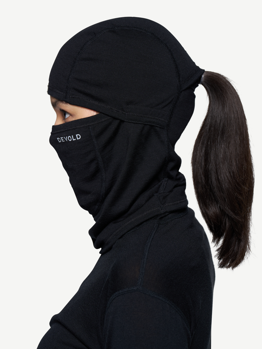 Devold BREEZE Merino-Sturmhaube Unisex BLACK Studio