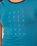 Ein schöner Fleck Erde W KOPF FREI MERINO 160 KURZARMSHIRT - PeakStyle
