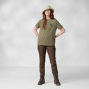Fjällräven W FOX BOXY LOGO TEE - PeakStyle
