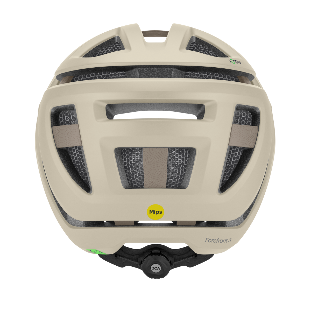 SMITH Forefront 3 Mips Fahrradhelm – Produktansicht – forefront3-helmet_matteChalk_BACK.png