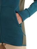 Icebreaker M ZONEKNIT LS ZIP HOODIE - PeakStyle
