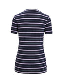 Icebreaker W WAVE SS TEE STRIPE - PeakStyle