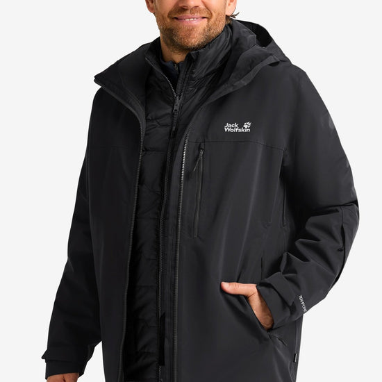 Jack Wolfskin M FLOWLINE 3IN1 JACKET M - Wintersportjacken bei PeakStyle