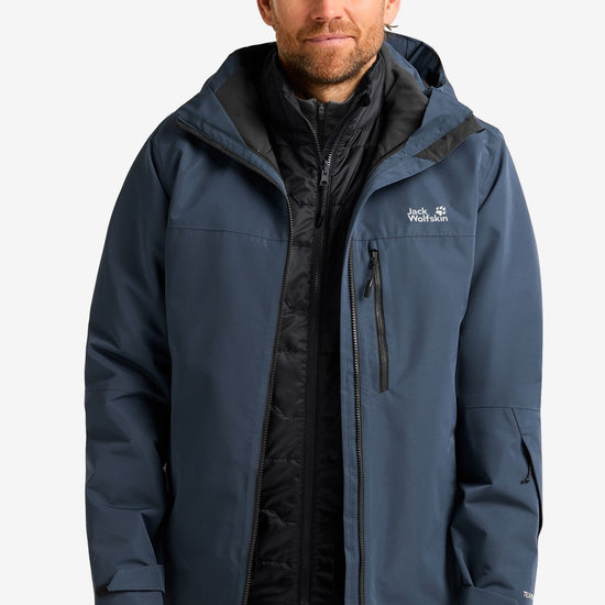 Jack Wolfskin M FLOWLINE 3IN1 JACKET M - Wintersportjacken bei PeakStyle