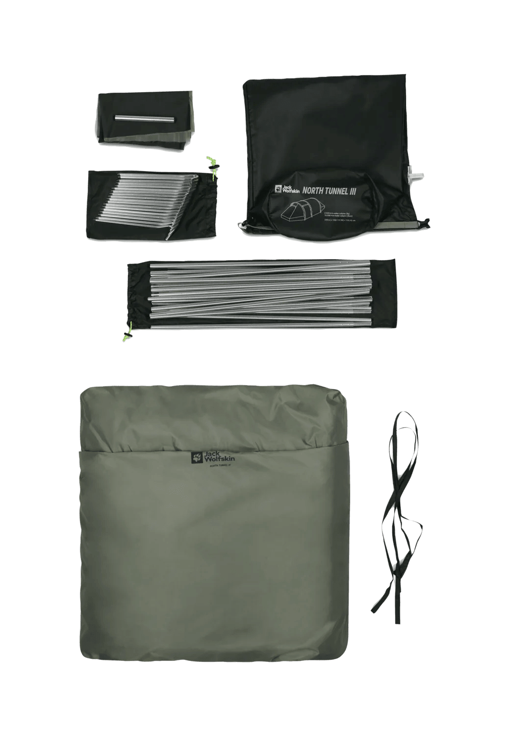 Jack Wolfskin NORTH TUNNEL III - Zelte bei PeakStyle