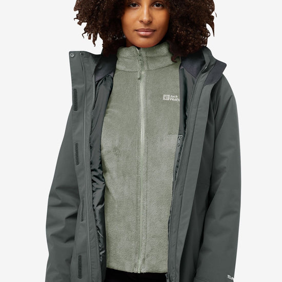Jack Wolfskin ROTWAND 3IN1 JACKET W - Jacken bei PeakStyle
