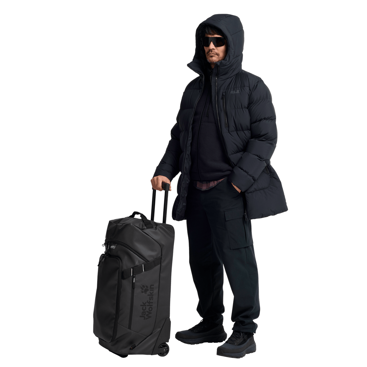 Jack Wolfskin TECTON WHEELER 90 travel trolley - bags at PeakStyle
