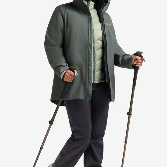 Jack Wolfskin W ICECAPE 3IN1 DOWN JACKET W RDS - Mäntel & Parkas bei PeakStyle