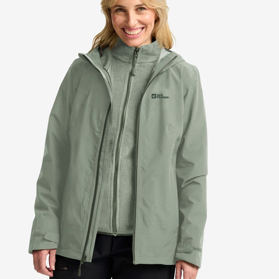 Jack Wolfskin W MOONRISE 3IN1 JACKET W - Jacken bei PeakStyle