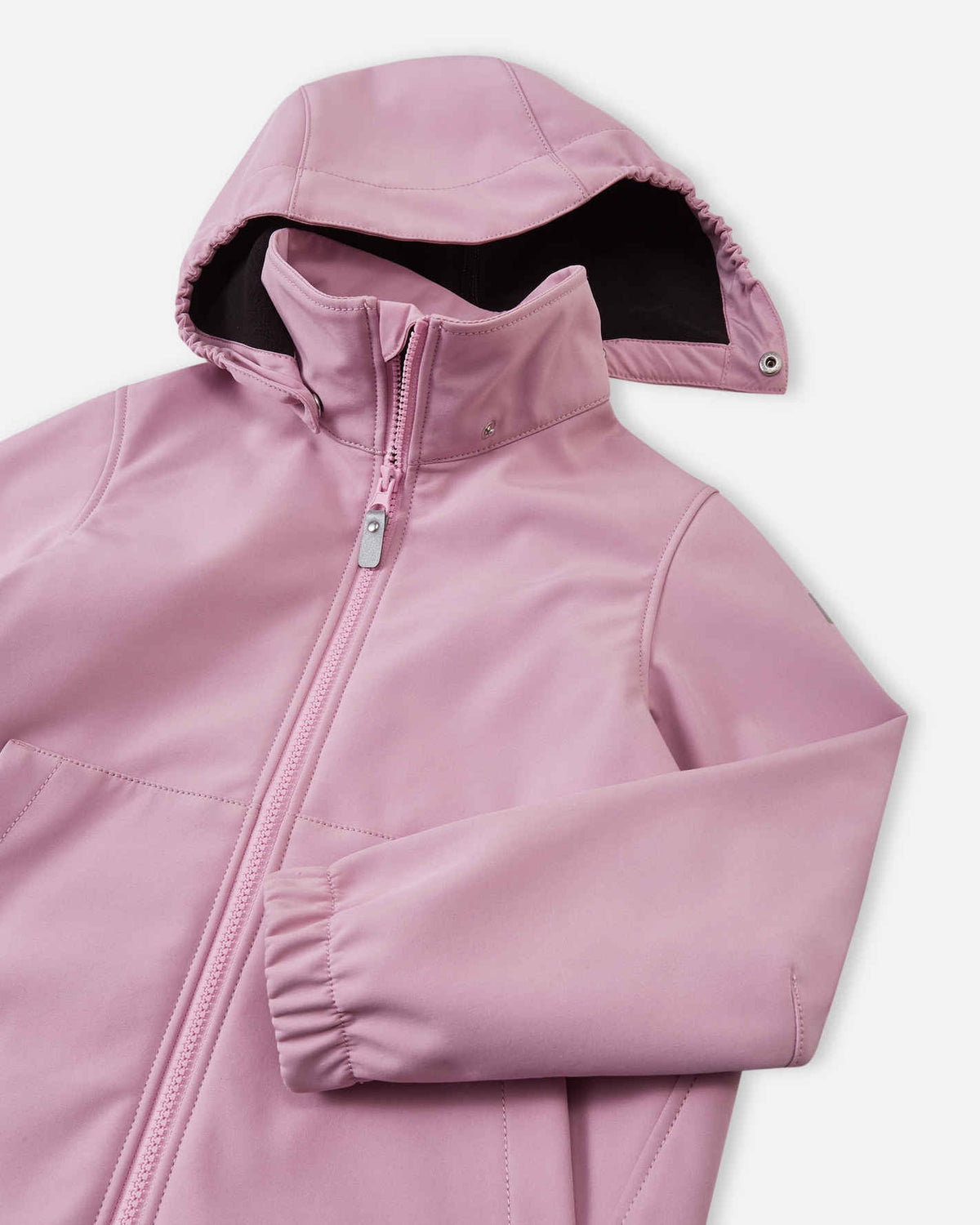 Reima Koivula Softshelljacke in Grey Pink – Detailansicht