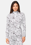 Krimson Klover W GRAFFITI BASELAYER TOP - PeakStyle