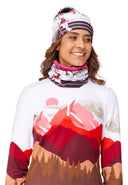 Krimson Klover W ILLUSTRATED NECK GAITER - PeakStyle