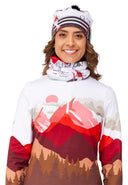 Krimson Klover W ILLUSTRATED NECK GAITER - PeakStyle