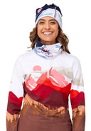 Krimson Klover W ILLUSTRATED NECK GAITER - PeakStyle