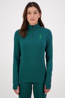 Mons Royale W CASCADE 1/4 ZIP - PeakStyle