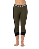 Mons Royale W CASCADE 3/4 LEGGING - PeakStyle