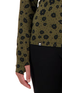 Mons Royale W CASCADE MOCK NECK LS PRINT - PeakStyle