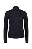 Mons Royale W CASCADE MOCK NECK LS PRINT - PeakStyle