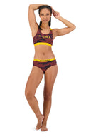 Mons Royale W SYLVIA BOYLEG PRINT - PeakStyle