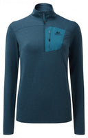 Mountain Equipment W LUMIKO ZIP T - Majolica - Alto Blue XS - 8 Midlayer - PeakStyle