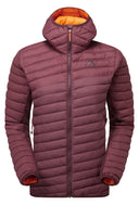 Mountain Equipment W PARTICLE HOODED JACKET - Raisin - Mulberry XS - 8 Isolationsjacken - PeakStyle