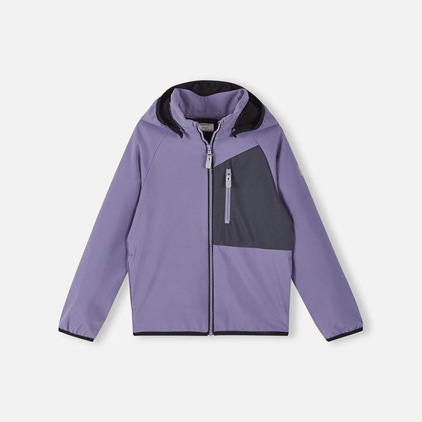 Reima Mukana Hybridjacke in Misty Violet – Vorderansicht
