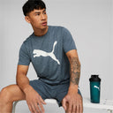Puma M TRAIN FAV HEATHER CAT TEE - PeakStyle