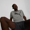 Puma M TRAIN FAV HEATHER CAT TEE - PeakStyle