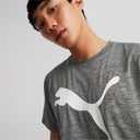 Puma M TRAIN FAV HEATHER CAT TEE - PeakStyle