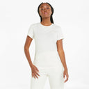 Puma W ESSENTIALS+ EMBROIDERY LOGO TEE - PeakStyle