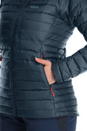 Rab W MICROLIGHT ALPINE LONG JACKET - PeakStyle