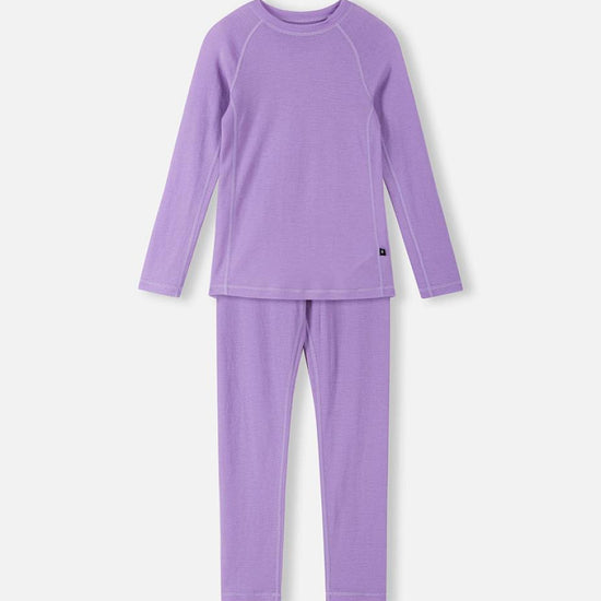 Set di intimo tecnico Reima Kinsei in merino e lyocell per bambini - Blooming Lilac