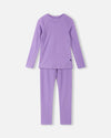 Set di intimo tecnico Reima Kinsei in merino e lyocell per bambini - Blooming Lilac